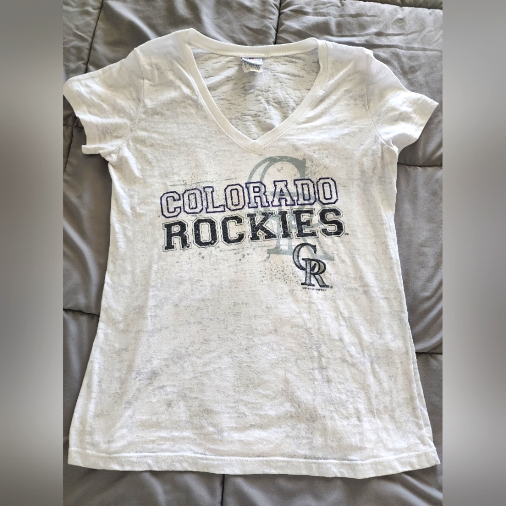Colorado Rockies baseball women's tshirt